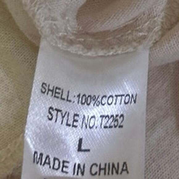 Miou Muse Yellow Collared Short Sleeve Cropped Button Down Shirt Top Size L - Picture 4 of 4